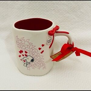 Rae Dunn Peanuts Snoopy Valentines Mug - Rae Dun Snoopy Mug BE MNE